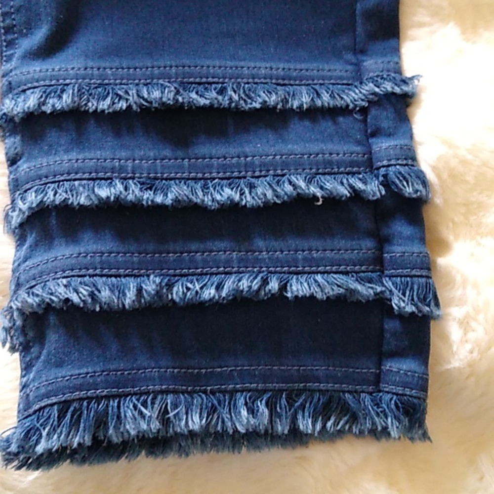 Lula B Frayed Denim Jeans - NWT